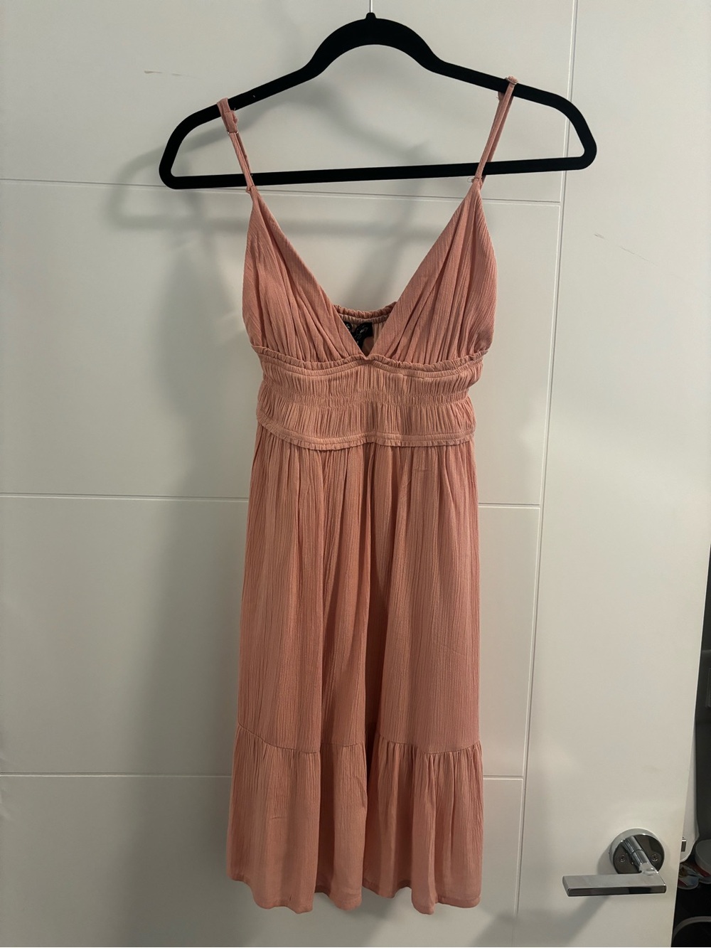 Streetwear Society Blush Pink Sleeveless Midi Dress